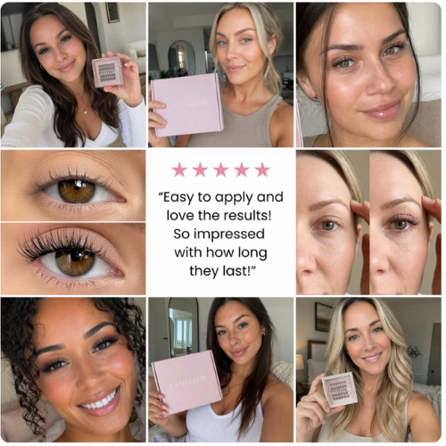 Dramatic Flutter Faux Cils Press-On