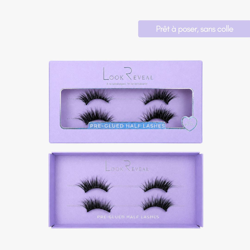 Cateye Press-On Half Lashes