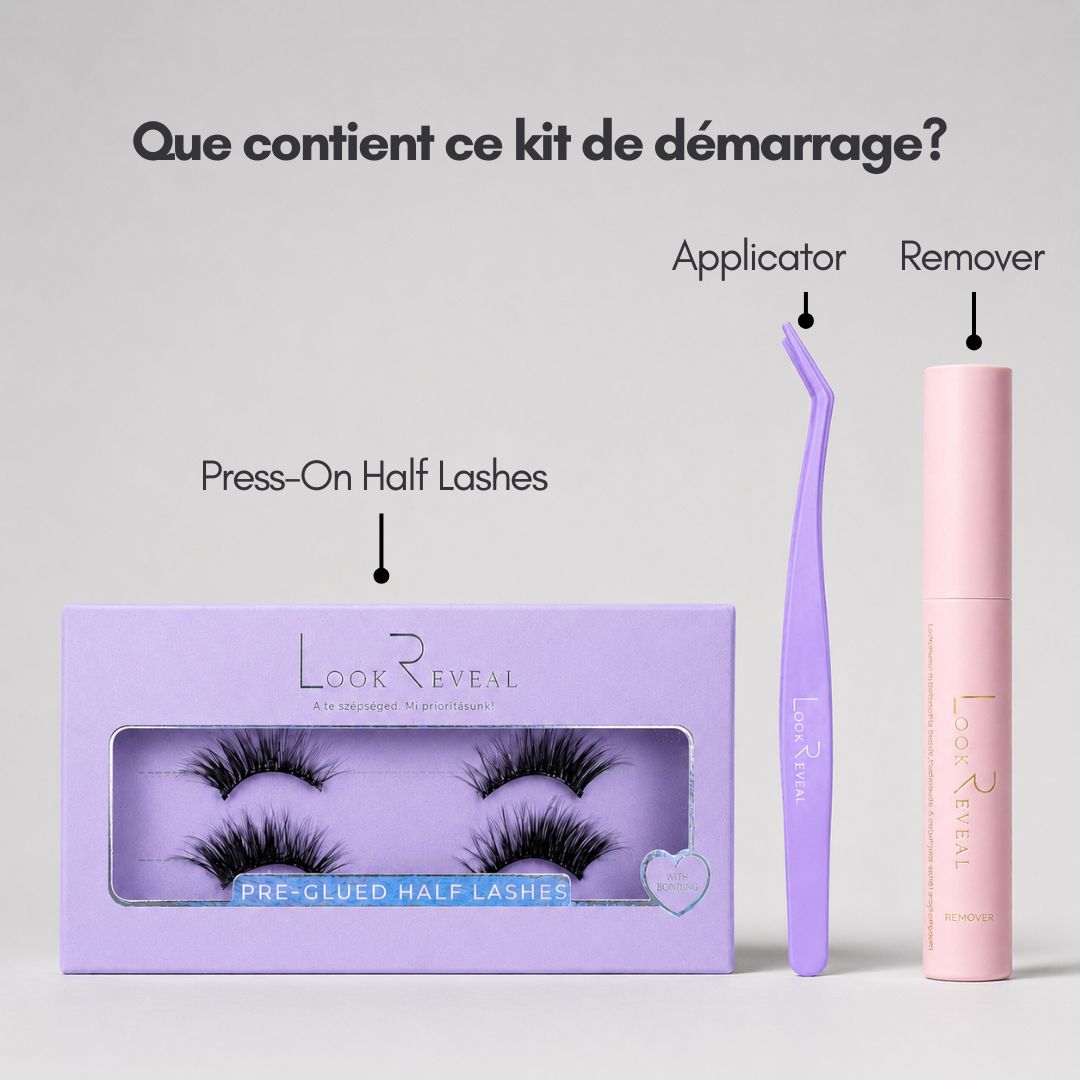 CATEYE - Press-On Half Lashes Kit de Démarrage
