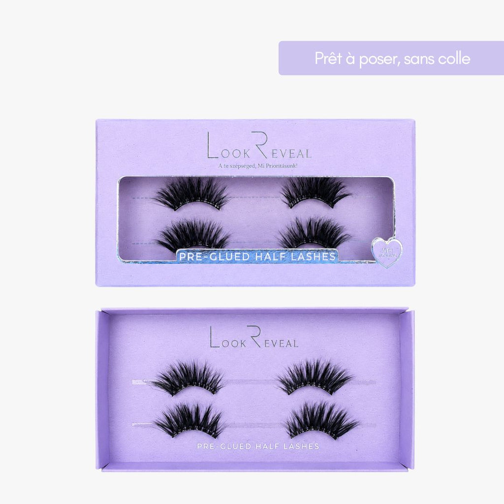 Natural Light Press-On Half Lashes