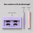 NATURAL LIGHT - Press-On Half Lashes Kit de Démarrage