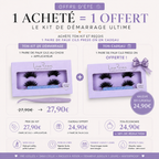 Press-On Half Lashes Kit de Démarrage